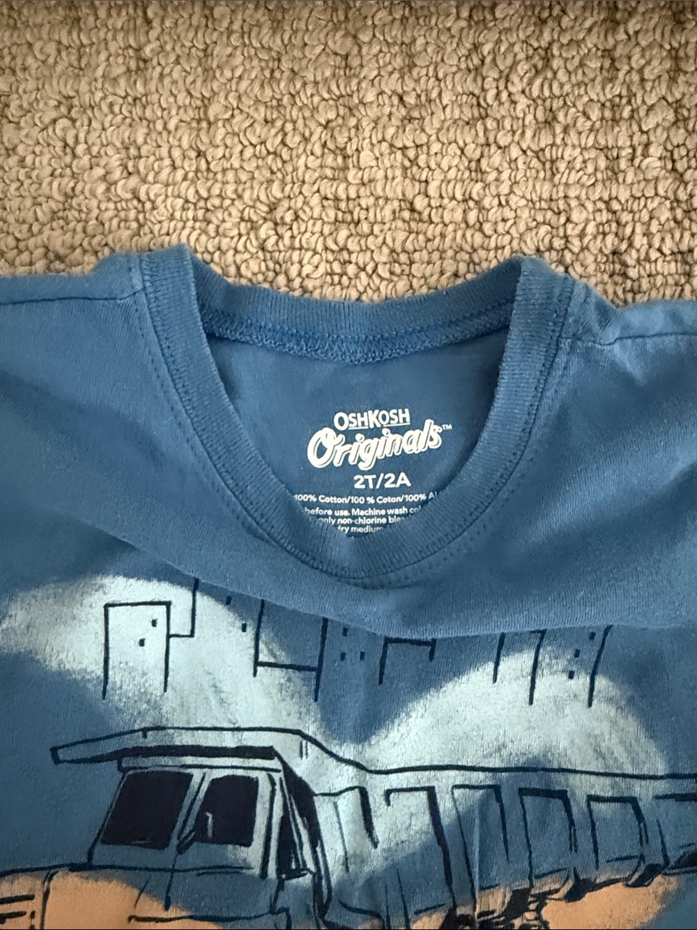 Carter's Boys' Assorted Short Sleeve Tees - Blue, Teal, Green, White - Picture 7 of 16